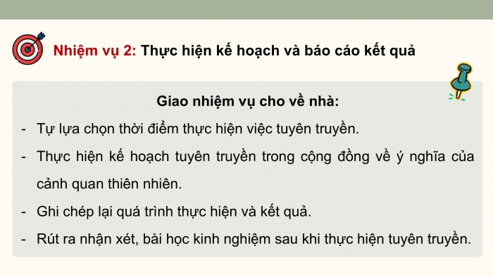 Giáo án điện tử Hoạt động trải nghiệm 12 cánh diều Chủ đề 6: Bảo vệ cảnh quan thiên nhiên và sự đa dạng sinh học (P3)