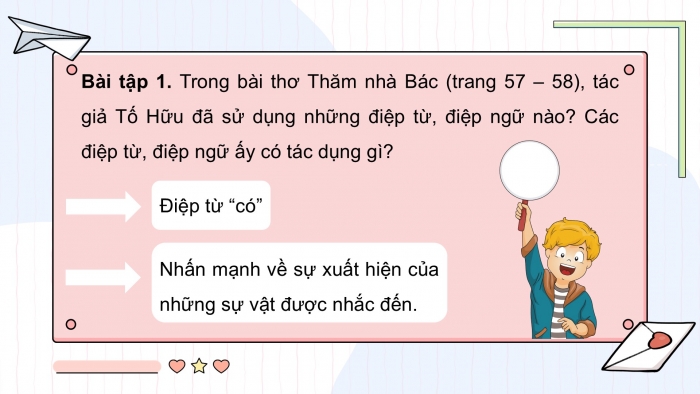 Giáo án điện tử Tiếng Việt 5 cánh diều Bài 14: Luyện tập về điệp từ, điệp ngữ