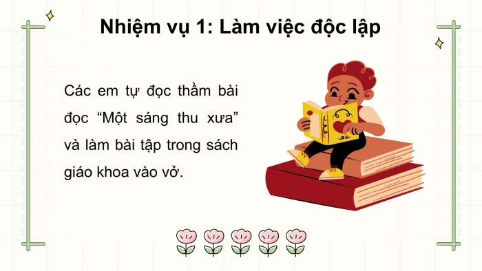 Giáo án điện tử Tiếng Việt 5 cánh diều Bài 15: Ôn tập giữa học kì II (Tiết 1 + 2)