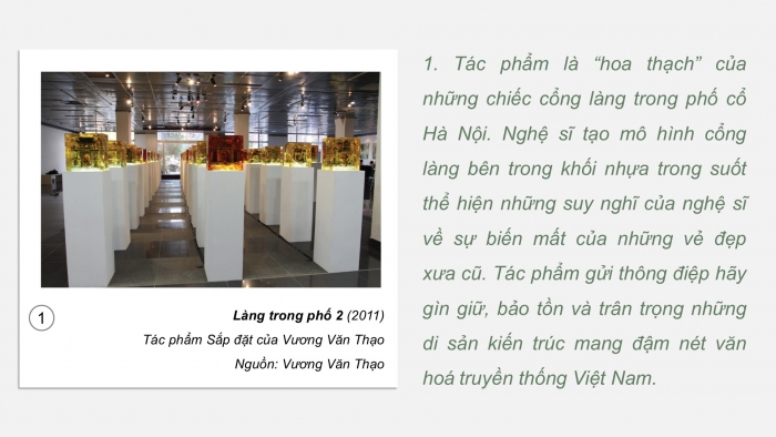 Giáo án điện tử Mĩ thuật 9 cánh diều Bài 10: Tìm hiểu nghệ thuật đương đại Việt Nam