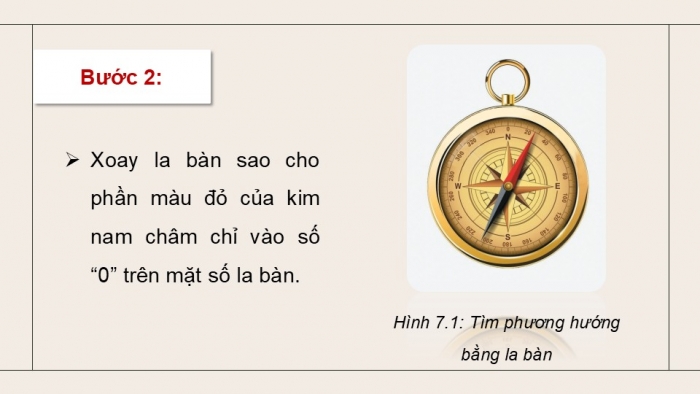 Giáo án điện tử Quốc phòng an ninh 12 cánh diều Bài 7: Tìm và giữ phương hướng