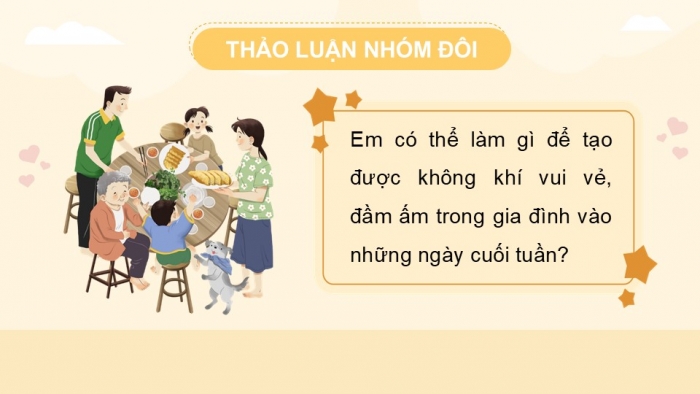 Giáo án điện tử Hoạt động trải nghiệm 5 kết nối Chủ đề Gia đình đầm ấm - Tuần 20