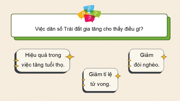 Giáo án điện tử Lịch sử và Địa lí 5 kết nối Bài 23: Dân số và các chủng tộc chính trên thế giới