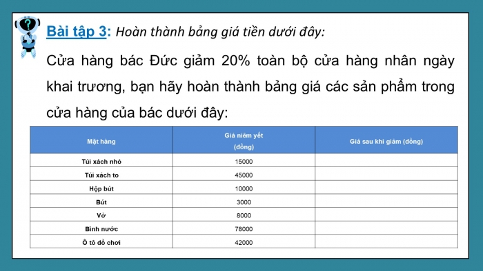 Giáo án PPT dạy thêm Toán 5 Kết nối bài 41: Tìm giá trị phần trăm của một số