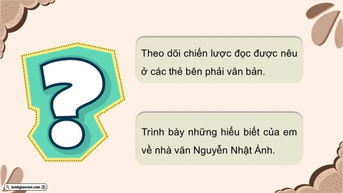 Giáo án điện tử Ngữ văn 9 kết nối Bài 10: Thách thức đầu tiên - Văn hóa đọc với nhà văn và độc giả trong thời đại công nghệ số