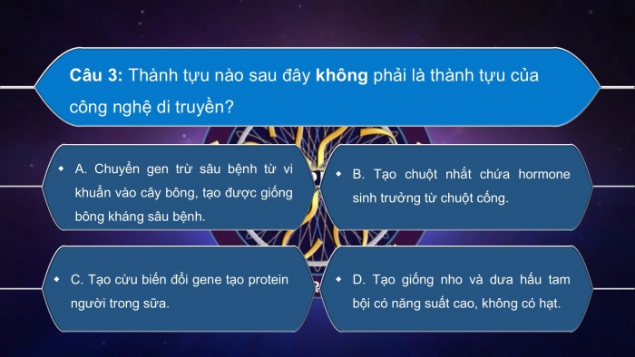 Giáo án điện tử KHTN 9 kết nối - Phân môn Sinh học Bài Ôn tập học kì 2