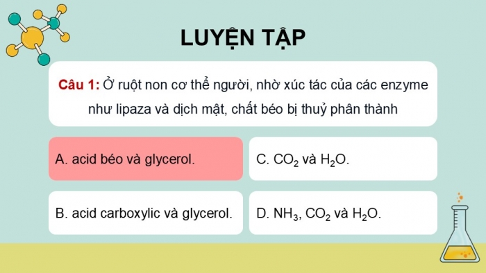 Giáo án điện tử KHTN 9 chân trời - Phân môn Hoá học Bài Ôn tập chủ đề 9