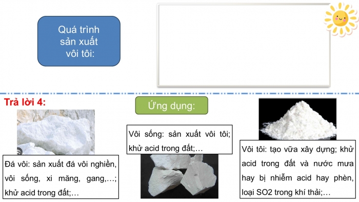 Giáo án điện tử KHTN 9 cánh diều - Phân môn Hoá học Bài 31: Ứng dụng một số tài nguyên trong vỏ Trái Đất