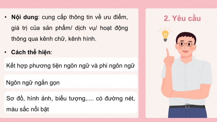 Giáo án PPT dạy thêm Ngữ văn 9 Chân trời bài 6: Viết văn bản quảng cáo hoặc tờ rơi về một sản phẩm hay một hoạt động