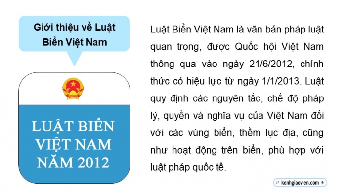 Giáo án điện tử Địa lí 12 kết nối Bài 34: Thực hành Viết báo cáo tuyên truyền về bảo vệ chủ quyền biển, đảo của Việt Nam