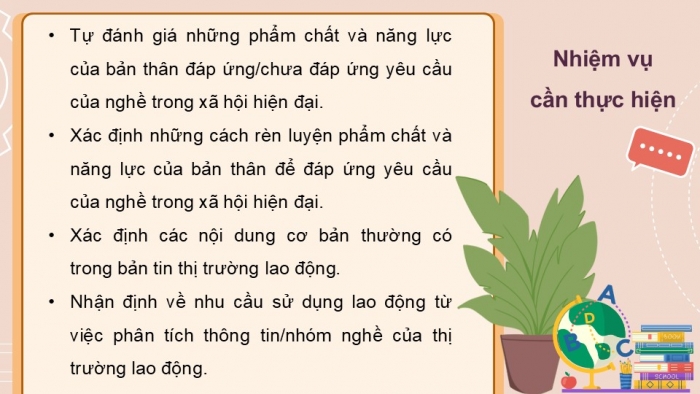 Giáo án điện tử Hoạt động trải nghiệm 12 chân trời bản 1 Chủ đề 7: Xu hướng phát triển nghề nghiệp và thị trường lao động (P1)