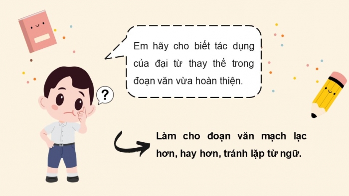 Giáo án điện tử Tiếng Việt 5 kết nối Bài 17: Luyện tập về đại từ và kết từ