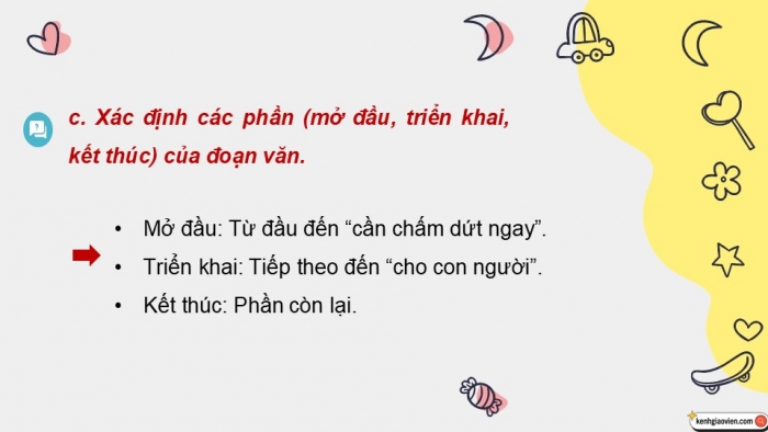 Giáo án điện tử Tiếng Việt 5 kết nối Bài 27: Tìm hiểu cách viết đoạn văn nêu ý kiến phản đối một sự việc, hiện tượng