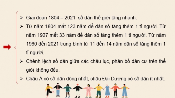 Giáo án điện tử Lịch sử và Địa lí 5 chân trời Bài 22: Dân số và các chủng tộc trên thế giới