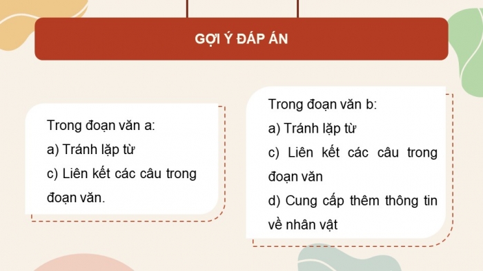 Giáo án điện tử Tiếng Việt 5 cánh diều Bài 17: Liên kết câu bằng cách thay thế từ ngữ