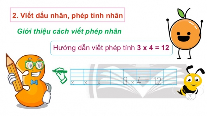 Giáo án PPT Toán 2 chân trời bài Phép nhân