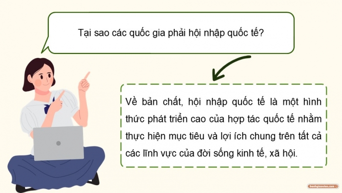 Giáo án điện tử chuyên đề Lịch sử 12 cánh diều CĐ 3 Phần I: Một số khái niệm (Hội nhập quốc tế)