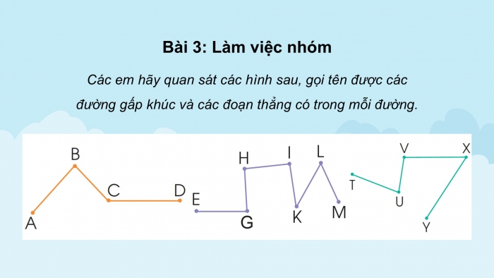 Giáo án PPT Toán 2 cánh diều bài Đường thẳng – Đường cong, Đường gấp khúc