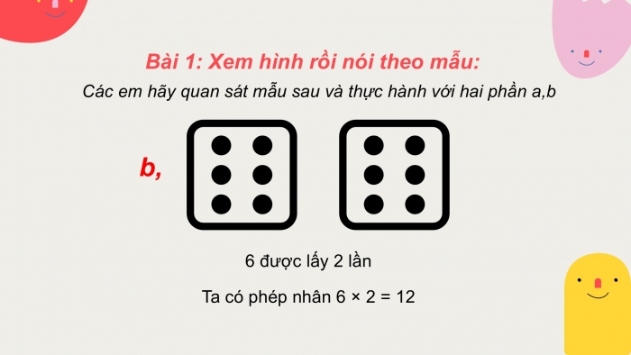 Giáo án PPT Toán 2 cánh diều bài Làm quen với phép nhân. Dấu nhân