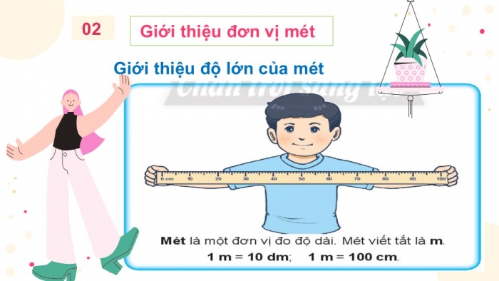 Giáo án PPT Toán 2 chân trời bài Mét