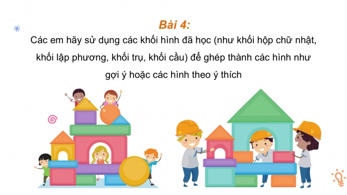 Giáo án PPT Toán 2 cánh diều bài Thực hành lắp ghép, xếp hình khối