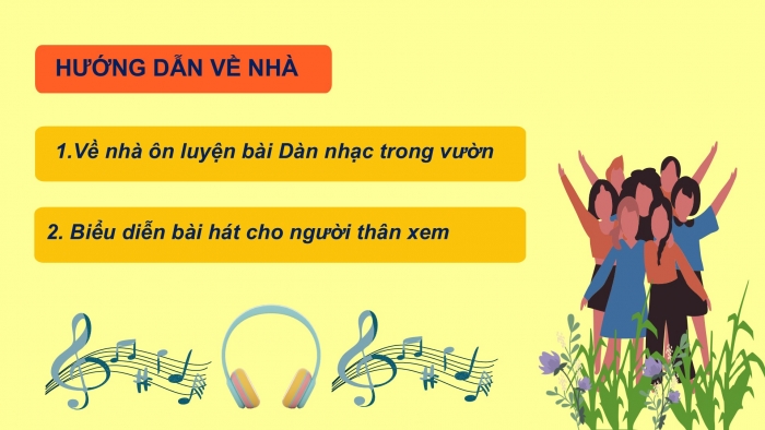 Giáo án PPT Âm nhạc 2 kết nối Tiết 1: Học bài hát Dàn nhạc trong vườn