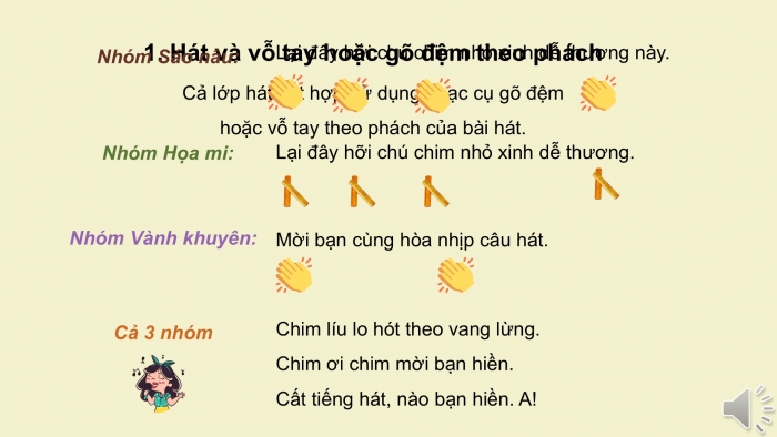 Giáo án PPT Âm nhạc 2 kết nối Tiết 13: Học bài hát Chú chim nhỏ dễ thương