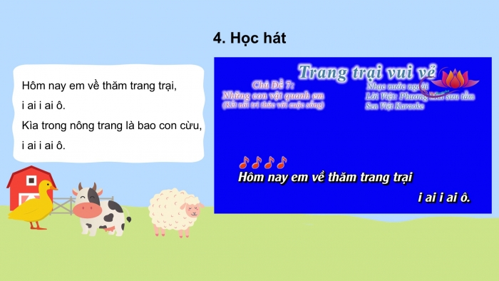 Giáo án PPT Âm nhạc 2 kết nối Tiết 27: Học bài hát Trang trại vui vẻ