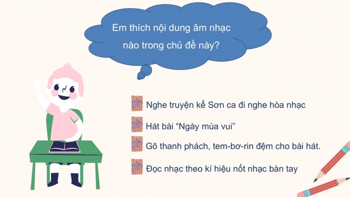 Giáo án PPT Âm nhạc 2 chân trời Tiết 4: Hát kết hợp với gõ đệm bằng thanh phách và vận động cơ thể lồng ghép trò chơi âm nhạc, Nhà ga âm nhạc