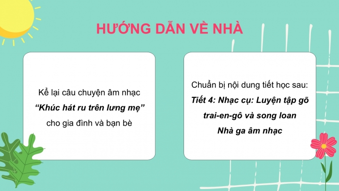 Giáo án PPT Âm nhạc 2 chân trời Tiết 3: Câu chuyện Khúc hát ru trên lưng mẹ, Trò chơi Sáng tạo mẫu tiết tấu với bài đồng dao