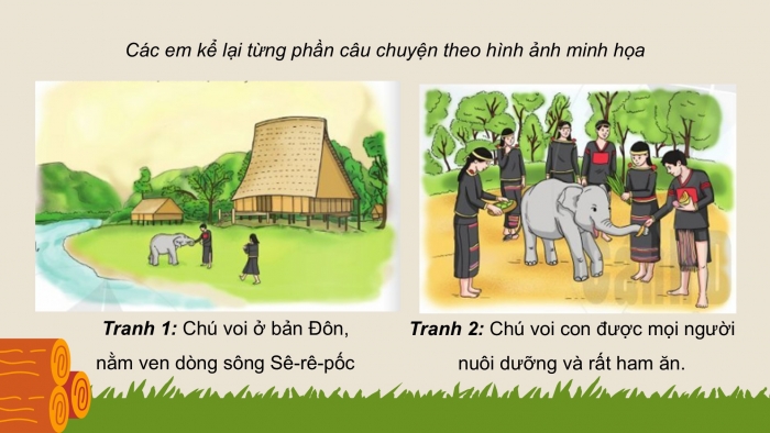 Giáo án PPT Âm nhạc 2 cánh diều Tiết 33: Nhạc cụ, Thường thức âm nhạc Câu chuyện âm nhạc Bài hát về chú voi con, Vận dụng – Sáng tạo Tìm những từ ẩn trong ô chữ