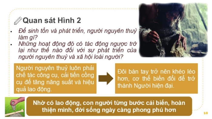 Giáo án PPT Lịch sử 6 kết nối Bài 5: Xã hội nguyên thuỷ