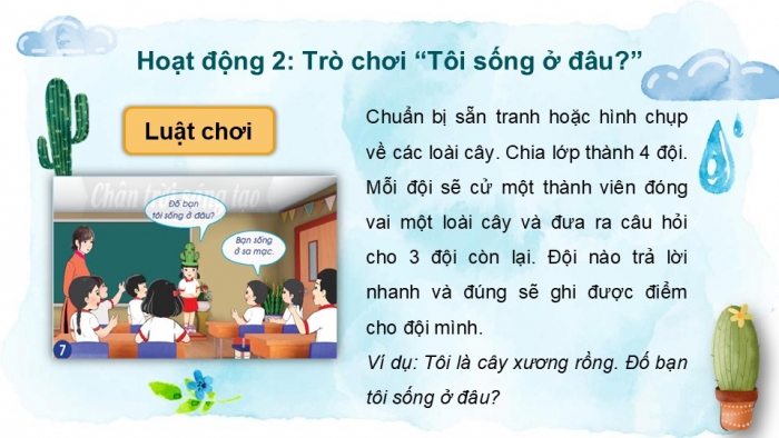 Giáo án PPT Tự nhiên và Xã hội 2 chân trời Bài 14: Thực vật sống ở đâu?