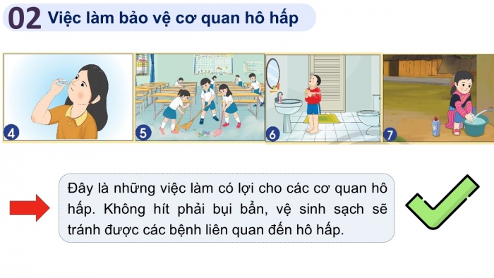 Giáo án PPT Tự nhiên và Xã hội 2 chân trời Bài 22: Chăm sóc, bảo vệ cơ quan hô hấp