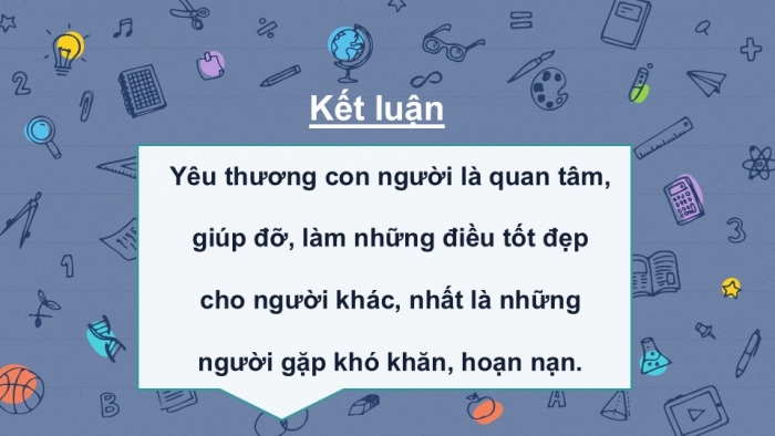 Giáo án PPT Công dân 6 cánh diều Bài 2: Yêu thương con người