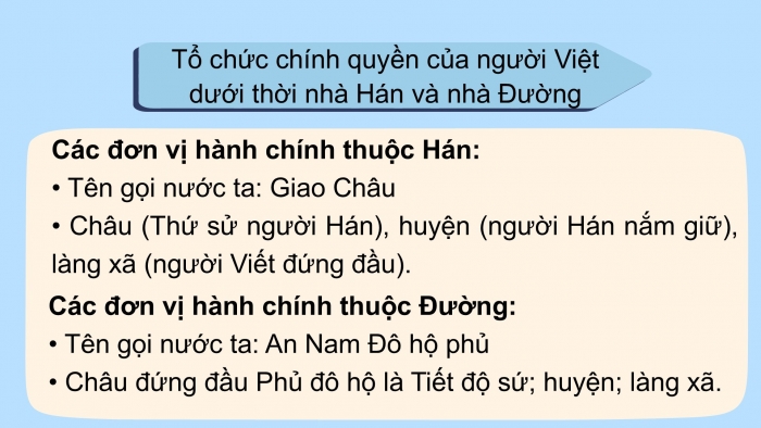 Giáo án PPT Lịch sử 6 cánh diều Bài 14: Chính sách cai trị của các triều đại phong kiến phương Bắc và chuyển biến kinh tế, xã hội, văn hoá của Việt Nam thời Bắc thuộc