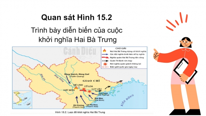 Giáo án PPT Lịch sử 6 cánh diều Bài 15: Các cuộc khởi nghĩa tiêu biểu giành độc lập, tự chủ (từ đầu Công nguyên đến trước thế kỉ X)