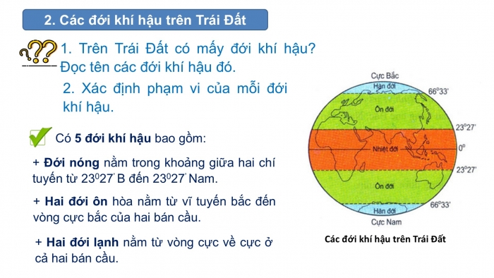 Giáo án PPT Địa lí 6 kết nối Bài 17: Thời tiết và khí hậu. Biến đổi khí hậu