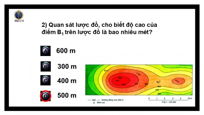 Giáo án PPT Địa lí 6 cánh diều Bài 12 Thực hành: Đọc lược đồ địa hình tỉ lệ lớn và lát cắt địa hình đơn giản