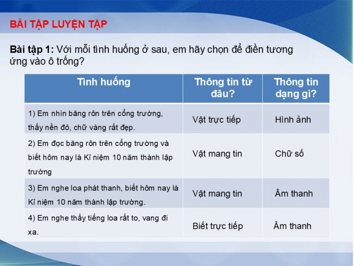 Giáo án PPT Tin học 6 cánh diều Bài 1: Thông tin – Thu nhận và xử lí thông tin