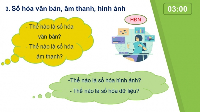 Giáo án PPT Tin học 6 cánh diều Bài 4: Biểu diễn văn bản, hình ảnh, âm thanh trong máy tính