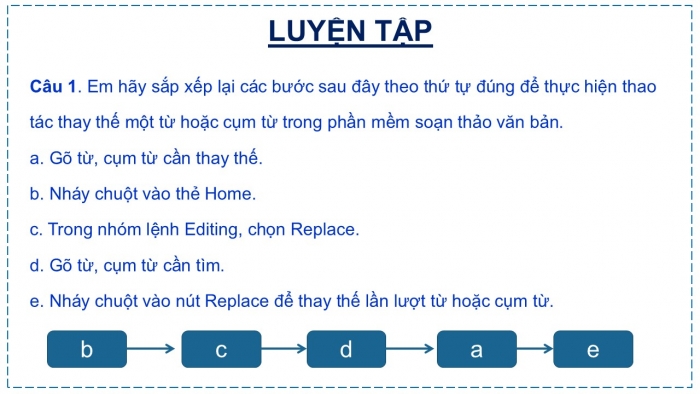 Giáo án PPT Tin học 6 cánh diều Bài 1: Tìm kiếm và thay thế trong soạn thảo văn bản