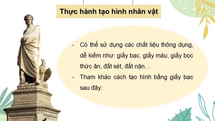 Giáo án PPT Mĩ thuật 6 cánh diều Bài 2: Tạo hình nhóm nhân vật