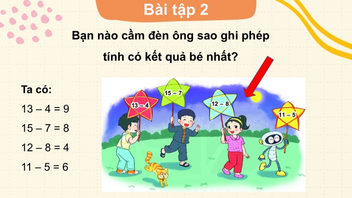 Giáo án PPT Toán 2 kết nối Bài 12: Bảng trừ (qua 10)