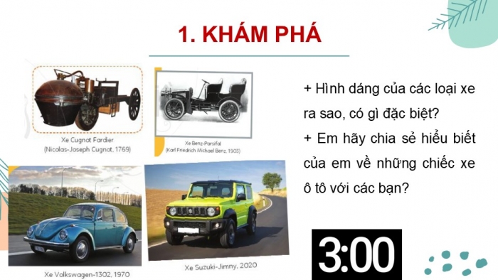 Giáo án PPT Mĩ thuật 6 cánh diều Bài 13: Thiết kế tạo dáng ô tô