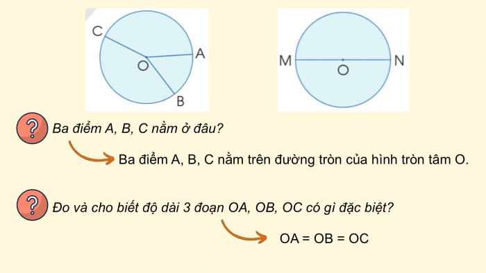 Giáo án điện tử Toán 5 cánh diều Bài 54: Hình tròn. Đường tròn