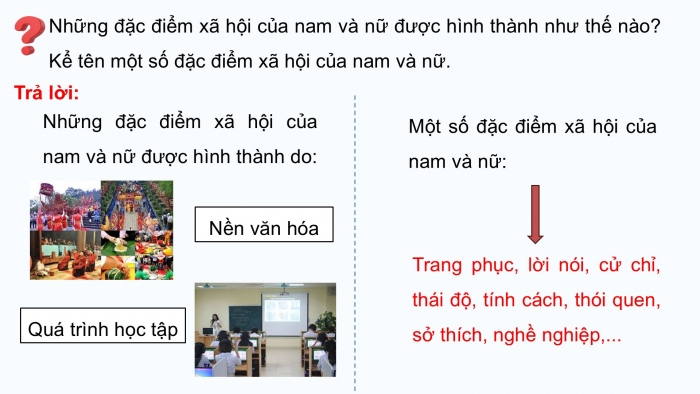 Giáo án điện tử Khoa học 5 cánh diều Bài 14: Nam và nữ