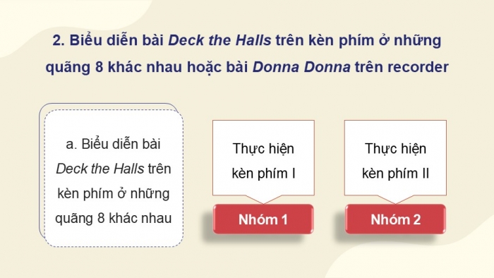 Giáo án điện tử Âm nhạc 9 kết nối Tiết 26: Vận dụng – Sáng tạo