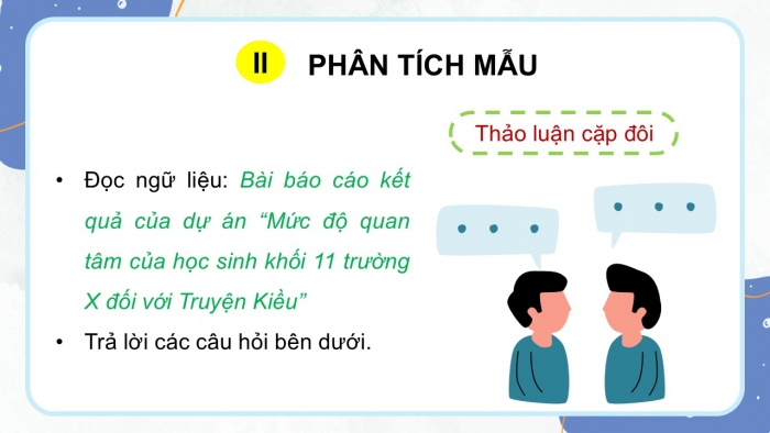 Giáo án điện tử Ngữ văn 12 chân trời Bài 7: Viết báo cáo kết quả của bài tập dự án về một vấn đề xã hội