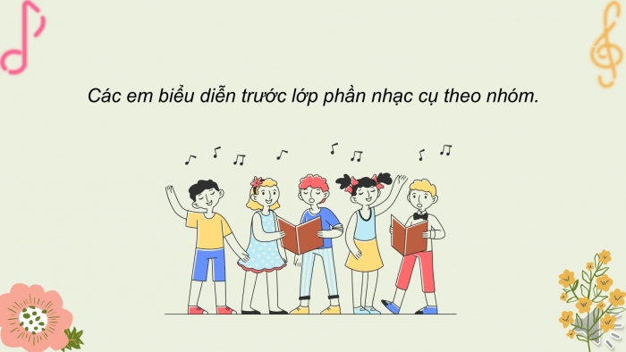 Giáo án PPT Âm nhạc 6 cánh diều Tiết 4: Ôn Bài đọc nhạc số 5, Ôn tập bài hoà tấu và bài tập tiết tấu, Ôn tập bài hát Mùa xuân em tới trường